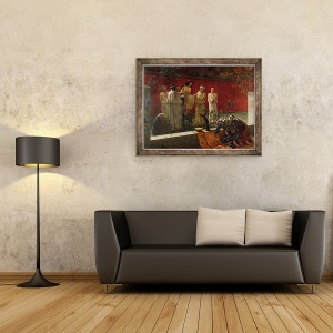 Tablou inramat - Camillo Miola - Oracolul, 60 x 80 cm - Img 2