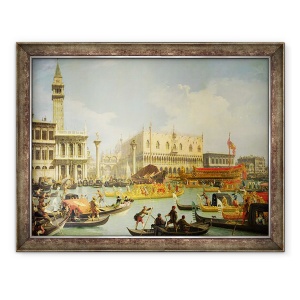 Tablou inramat - Canaletto - Logodna dogului venetian cu Marea Adriatica, 70 x 90 cm