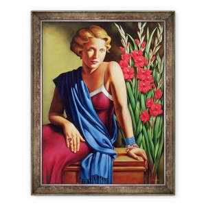 Tablou inramat - Catherine Abel - Fata cu inelul de scarabeu, 60 x 80 cm