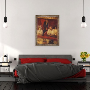 Tablou inramat - Charles Cottet - Caseta de la Opera-Comique, 70 x 90 cm - Img 3