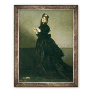 Tablou inramat - Charles Emile Auguste Carolus-Duran - Femeia cu manusa, 60 x 80 cm