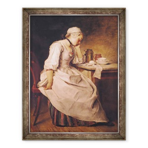 Tablou inramat - Charles-Francois Hutin - Tanara Dormit, 70 x 90 cm