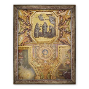 Tablou inramat - Charles Le Brun - Pace la Aix-la-Chapelle in 1668, 70 x 90 cm