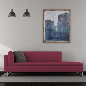 Tablou inramat - Charlie Millar - Monoliti Selassie, 50 x 60 cm - Img 2