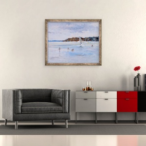 Tablou inramat - Christopher Glanville - Windsurfer si scaldat, 70 x 85 cm - Img 2