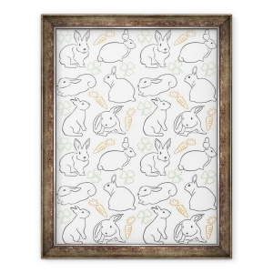Tablou inramat - Claire Huntley - Bunnies, 60 x 80 cm