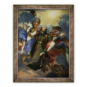 Tablou inramat - Claude Francois - Extazul Sfantului Petru de Alcantara 1499-1562, 60 x 80 cm