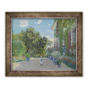 Tablou inramat - Claude Monet - Casa artistului de la Argenteuil, 70 x 85 cm