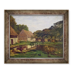 Tablou inramat - Claude Monet - O ferma in Normandia, 70 x 85 cm