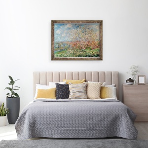 Tablou inramat - Claude Monet - Spring, 70 x 90 cm - Img 3