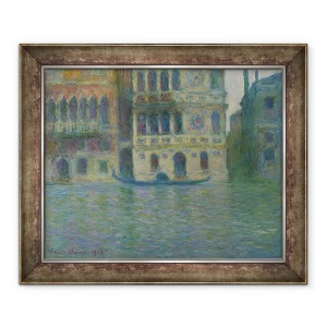 Tablou inramat - Claude Monet - Venice, Palazzo Dario, 70 x 85 cm