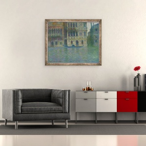 Tablou inramat - Claude Monet - Venice, Palazzo Dario, 70 x 85 cm - Img 2