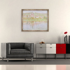 Tablou inramat - Claude Monet - Vetheuil, 70 x 85 cm - Img 2