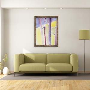 Tablou inramat - Claudia Hutchins-Puechavy - Copaci cu vedere la lac, 70 x 90 cm - Img 2