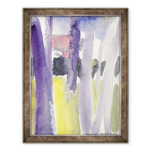 Tablou inramat - Claudia Hutchins-Puechavy - Copaci intr-o gradina, 70 x 90 cm