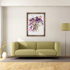 Tablou inramat - Claudia Hutchins-Puechavy - Crocus II, 70 x 90 cm - Img 2