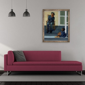 Tablou inramat - Colin Bootman - Lectie de muzica #1, 50 x 60 cm - Img 2