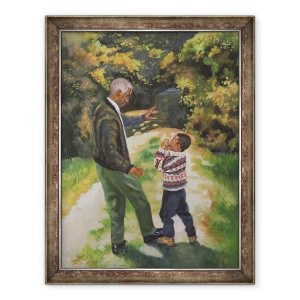 Tablou inramat - Colin Bootman - Lectie de muzica 4, 60 x 80 cm