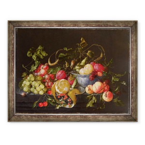 Tablou inramat - Cornelis de Heem - O viata statica a fructelor, 70 x 90 cm