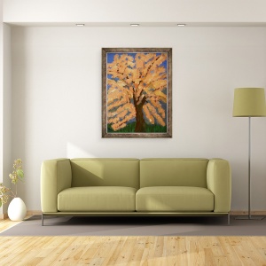 Tablou inramat - Cosima Duggal - Floare de cires, 60 x 80 cm - Img 2
