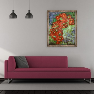 Tablou inramat - Cosima Duggal - Flori Cornish, 50 x 60 cm - Img 2