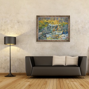 Tablou inramat - Cosima Duggal - Portul gaurii de soareci, 70 x 90 cm - Img 2