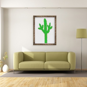 Tablou inramat - Daisy de Villeneuve - Cactus, 70 x 90 cm - Img 2