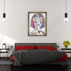 Tablou inramat - Daisy de Villeneuve - Go, 60 x 80 cm - Img 2