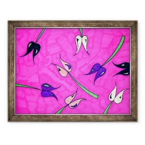 Tablou inramat - Daisy de Villeneuve - Lalele, 60 x 80 cm