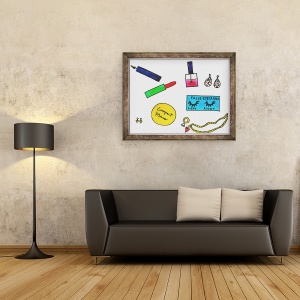 Tablou inramat - Daisy de Villeneuve - Make-Up, 60 x 80 cm - Img 2