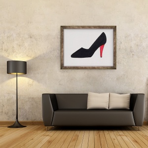 Tablou inramat - Daisy de Villeneuve - Toc inalt Negru, 70 x 90 cm - Img 2