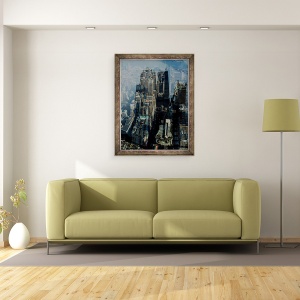 Tablou inramat - David Studwell - Metropolis VII, 60 x 80 cm - Img 2