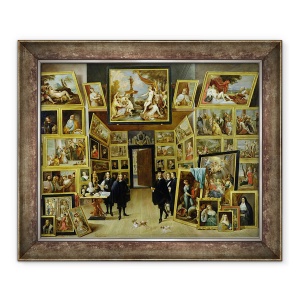 Tablou inramat - David Teniers the Younger - Arhiducele Leopold Wilhelm 1614-61 in Galeria sa, 70 x 85 cm