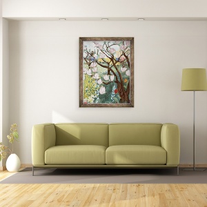 Tablou inramat - Deborah Eve Alastra - Arbore Magnolia, 2019, 60 x 80 cm - Img 2
