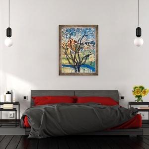 Tablou inramat - Deborah Eve Alastra - Copac inflorit, 60 x 80 cm - Img 3