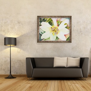 Tablou inramat - Deborah Eve Alastra - Floarea pasiunii, 70 x 90 cm - Img 2