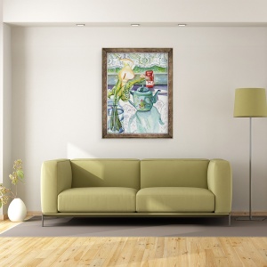 Tablou inramat - Deborah Eve Alastra - Reflectii Pe Dantela, 60 x 80 cm - Img 2