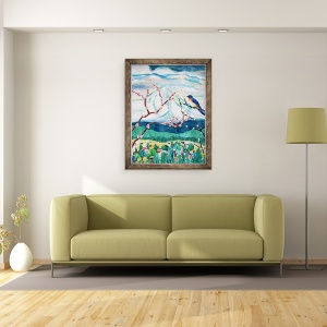 Tablou inramat - Deborah Eve Alastra - Semne de primavara, 60 x 80 cm - Img 2