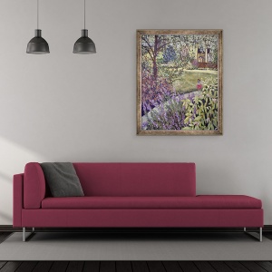 Tablou inramat - Deborah Eve Alastra - Zana Flori, 2019, 50 x 60 cm - Img 2