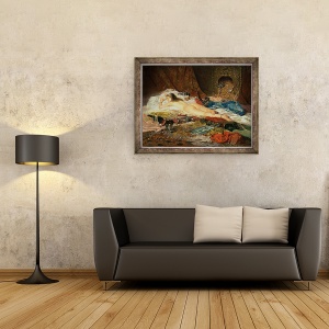 Tablou inramat - Della Rocca - O jena de avere, 60 x 80 cm - Img 2