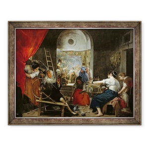 Tablou inramat - Diego Rodriguez de Silva y Velazquez - Spinner, sau fabula de Arachne, 60 x 80 cm