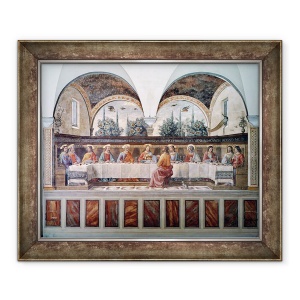 Tablou inramat - Domenico Ghirlandaio - Cina cea de Taina, 70 x 85 cm