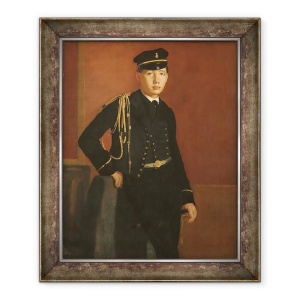 Tablou inramat - Edgar Degas - Achille De Gas in uniforma unui cadet, 70 x 85 cm