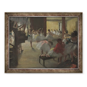 Tablou inramat - Edgar Degas - Clasa de dans I, 70 x 90 cm