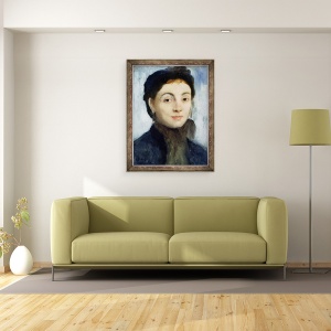 Tablou inramat - Edgar Degas - Portret De Josephine Gaujelin, 60 x 80 cm - Img 2