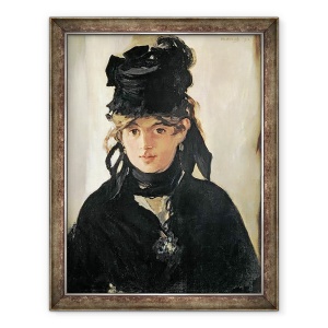 Tablou inramat - Edouard Manet - Berthe Morisot cu Buchet de Violete, 70 x 90 cm