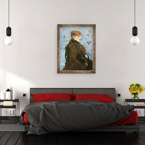 Tablou inramat - Edouard Manet - Toamna Mery Laurent, 70 x 90 cm - Img 3