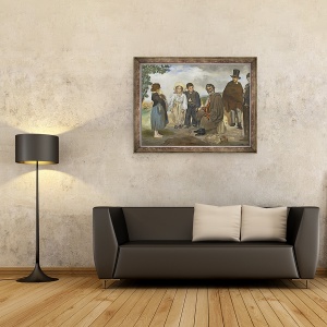 Tablou inramat - Edouard Manet - Vechi muzician, 60 x 80 cm - Img 2