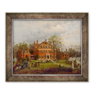 Tablou inramat - Edward Lamson Henry - Casa Veche Westover, 50 x 60 cm