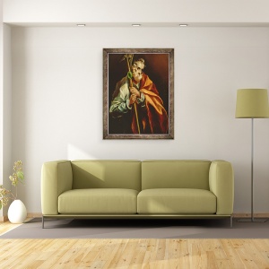 Tablou inramat - El Greco - Sfantul Jude Thaddeus, 60 x 80 cm - Img 2